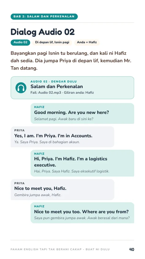 Dialog Audio 02, muka 40