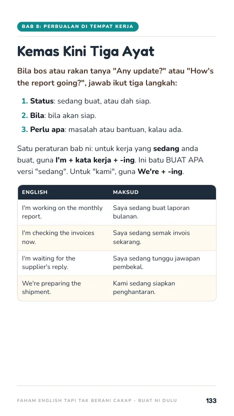 Kemas kini kerja, muka 133